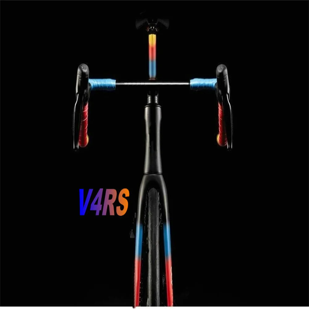 Новая карбоновая рама велосипеда V4RS T1100 шоссейного дисковый тормоз с рулем 20