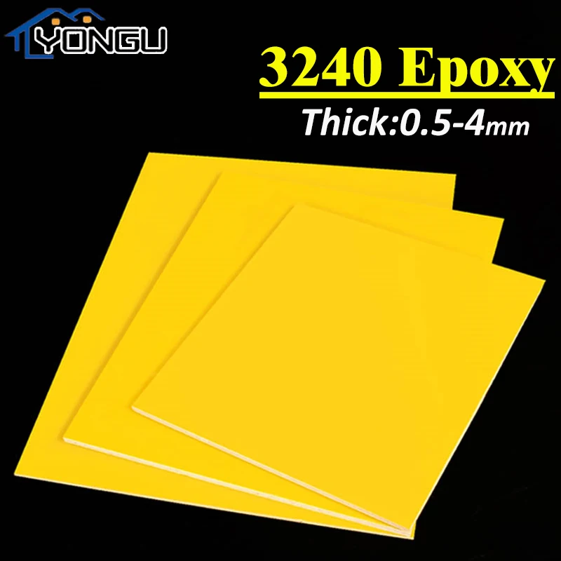 

3240 Эпоксидная пластина Желтая изоляционная смоляная доска, устойчивый к высоким температурам лист стекловолокна