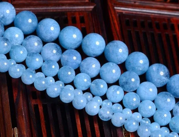 

Натуральные аквамариновые полуготовые незакрепленные бусины 6 мм-12 мм, драгоценный камень для ювелирных изделий, браслетов, ожерелий, цепочек, 15 дюймов, Прямая поставка