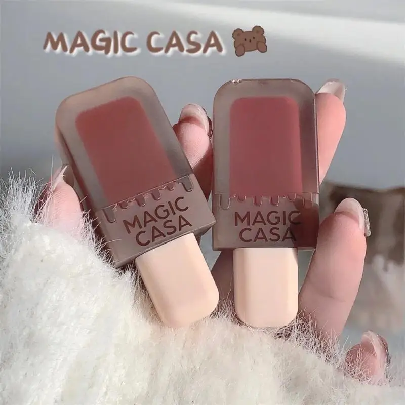 Стойкий блеск для губ матовая туманная отбеливающая Помада здоровья и красоты