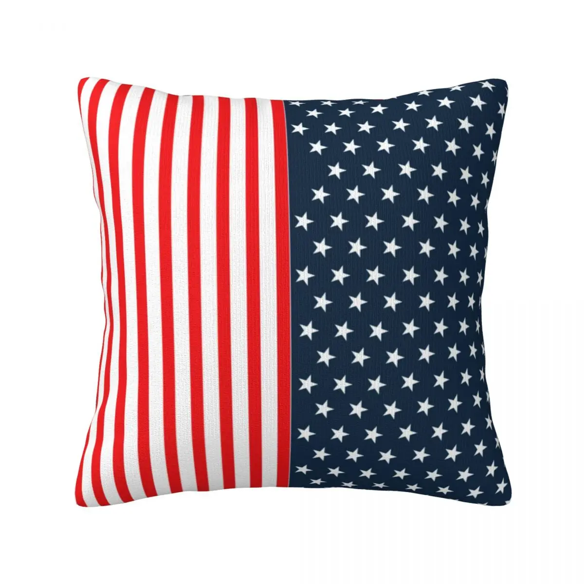 

Наволочка на подушку с американским флагом 4 июля, Весенняя цветная Наволочка на подушку с изображением звезд и полос, полиэстеровый чехол н...