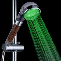 kleurrijke douchekop led douche spa douchekop onder druk waterbesparende temperatuurregeling handheld grote douche voor badkamer