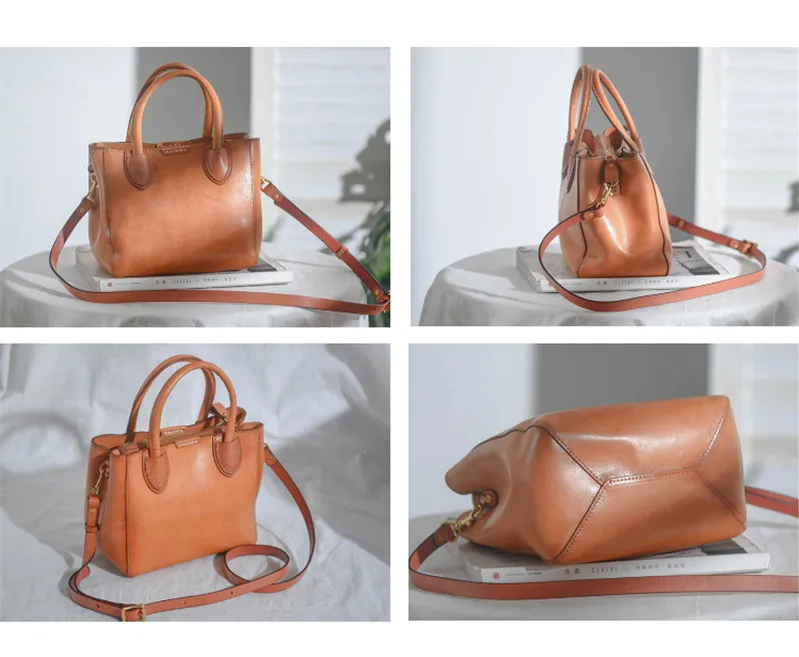 Fashion natural genuine leather ladies party small handbag simple casual high-quality real cowhide women shoulder messenger bag
