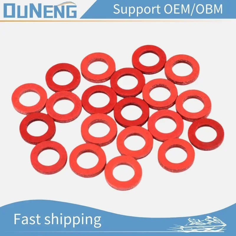 DWCX 20 шт. красный нижний блок прокладка винта слива масла подходит для Yama-ha 90430-08020-00