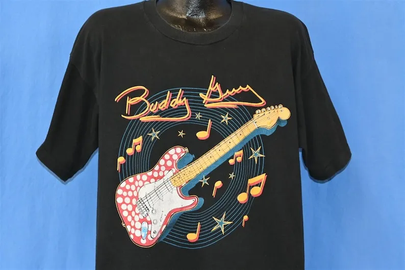 Футболка 90-х годов Buddy Guy Slippin In To Your Town Tour 95-96 Blues Guitarist Extra Large