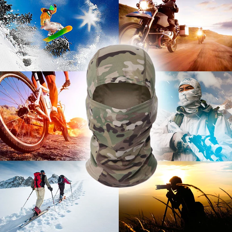 Bigsweety 3D камуфляжная Балаклава-маска для активного отдыха таких как охота рыбалка