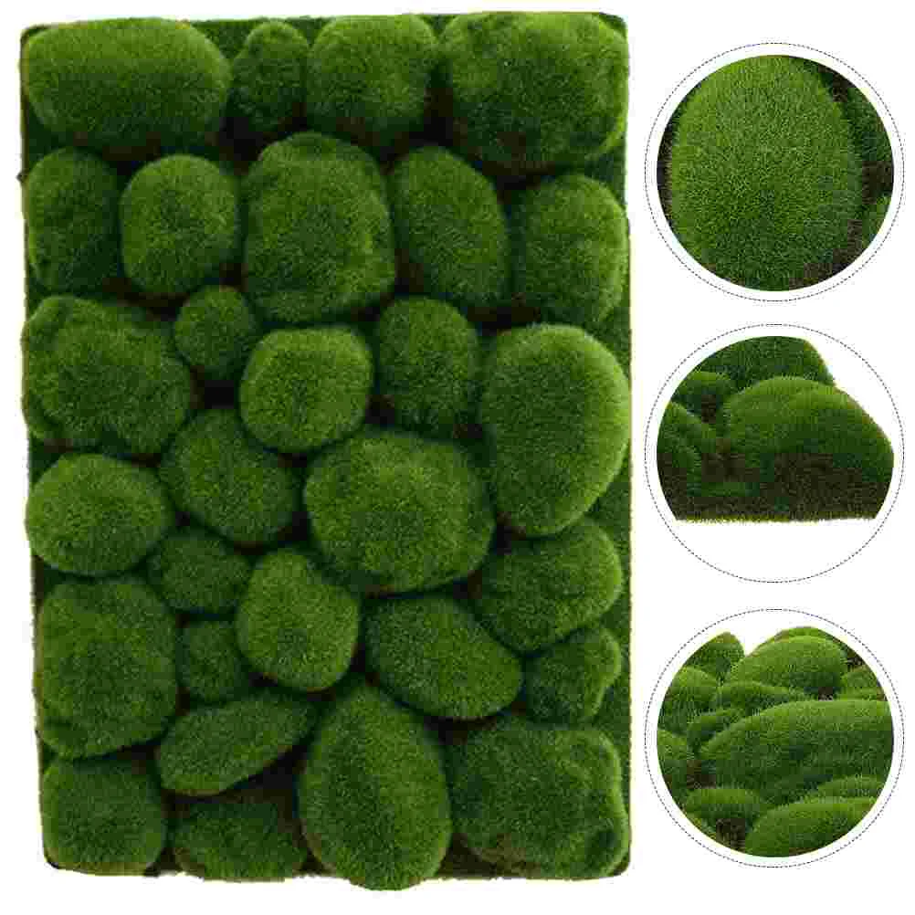 

Simulated Moss Decoration Micro Landscape Artificial Fake Grass Pad Prop Decorations Lawn Turf Hanger Realistic
