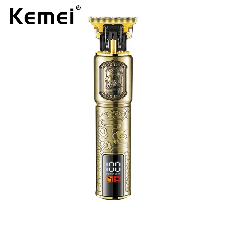 Перезаряжаемая машинка для стрижки волос Kemei T9 USB триммер мужчин