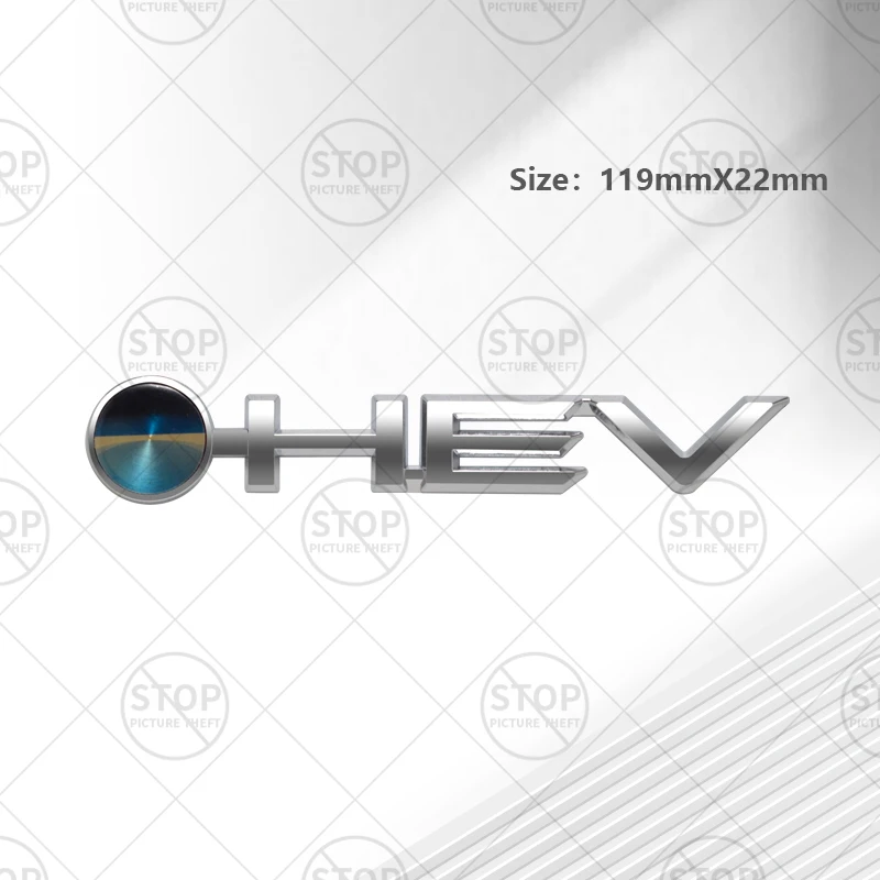 

Автомобильная наклейка HEV Hybrid Logo 3D наклейка украшение кузова значок задний багажник эмблема для Avalon Camry Corolla Granvia Prado Sienna Hilux