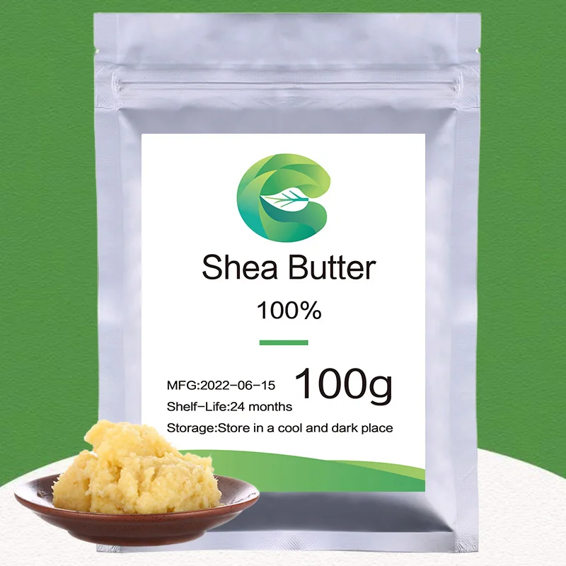 

Organic Shea Butter Unrefined Repair Maternity Stretch Marks Skin Care Hair Care Body Massage Esential Oil 50g-500g Free Shippin