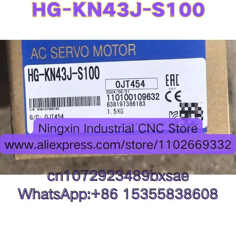 Фото Новейшая модель HG-KN43J-S100 новый оригинальный серводвигатель HG KN43J S100 №1