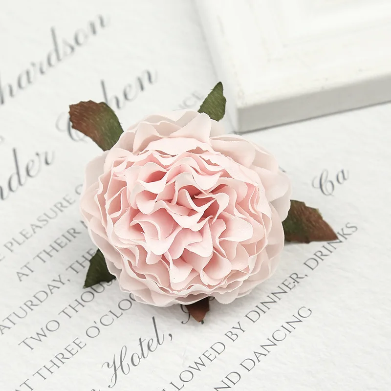 

10Pcs Dia 6cm Simulation Jasmine Rose Flower Head DIY Wedding Flower Wall Decor Arch Flower Wreath Home Decoration Accessories