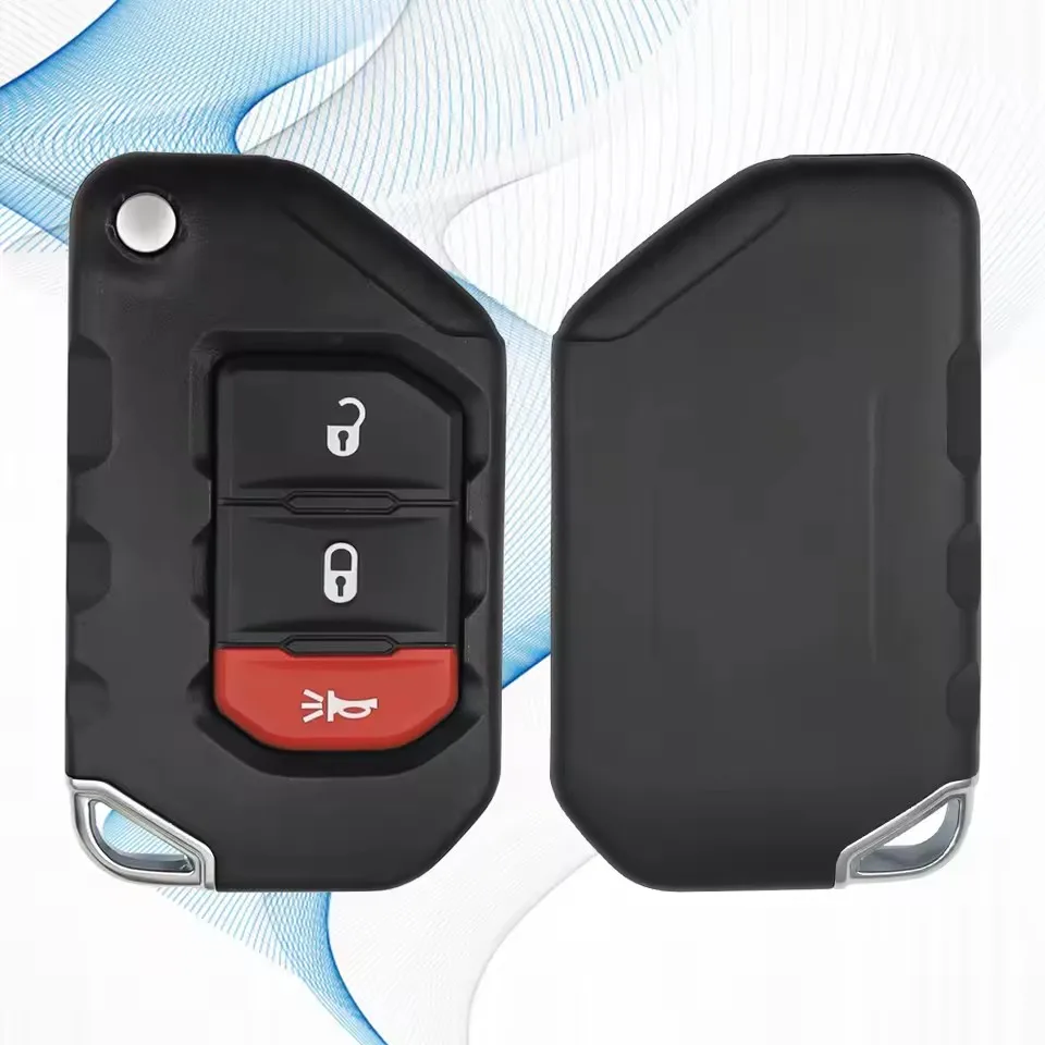 Фото Смарт-ключ ChaoYue для JEEP Chrysler Wrangler 2018-2019, OHT1130261, 68416784AA, 433 МГц, чип 4A №5