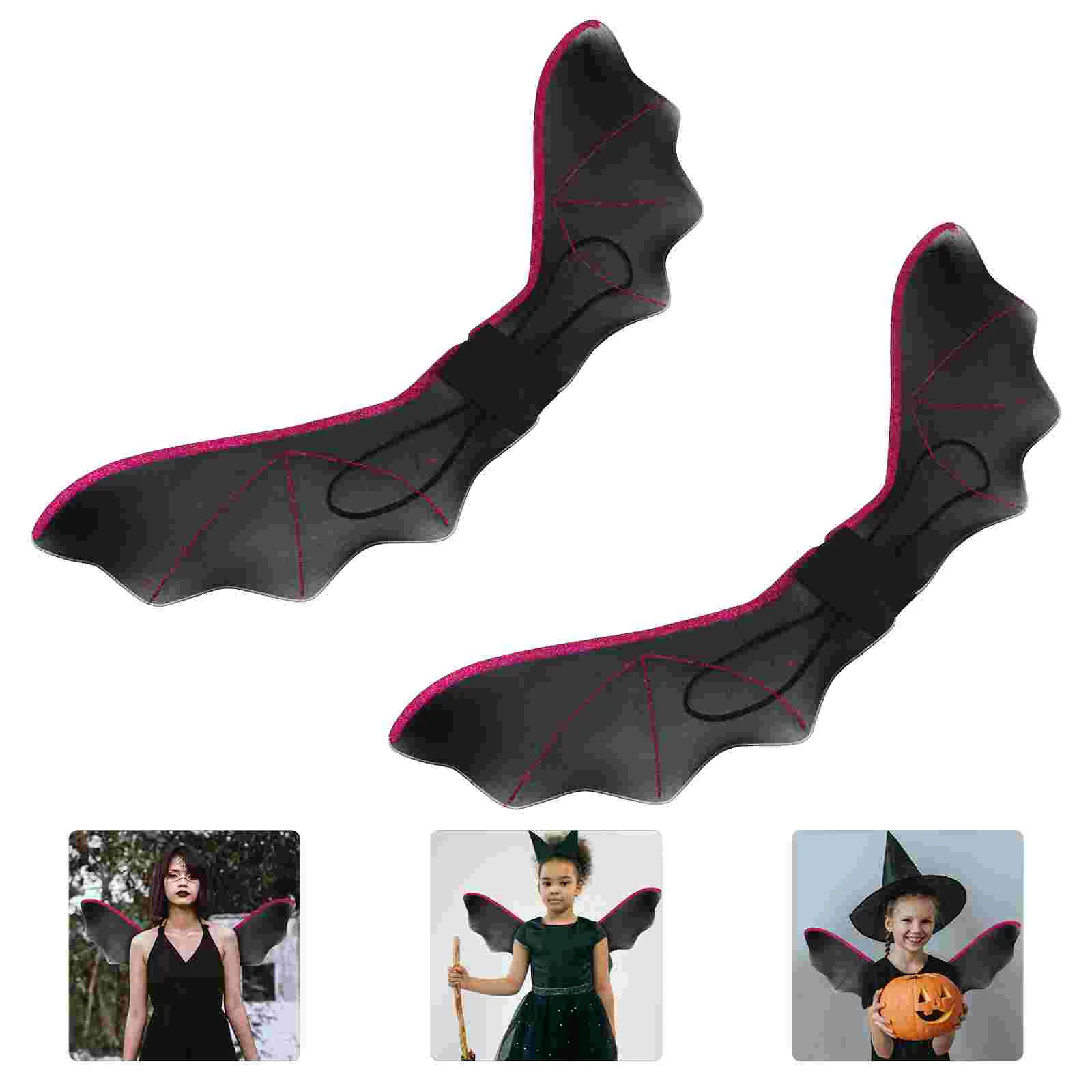 

2pcs Halloween Bat Wings Cosplay Costume Children Bat Wings Halloween Party Favors Cosplay Wings
