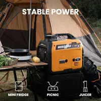 Portable Power Generator 3.5KVA Max. 3KVA Rated  Silent 58dB Camping RV 3kw 240V 50hz Gas Power For Camping Outdoor Party