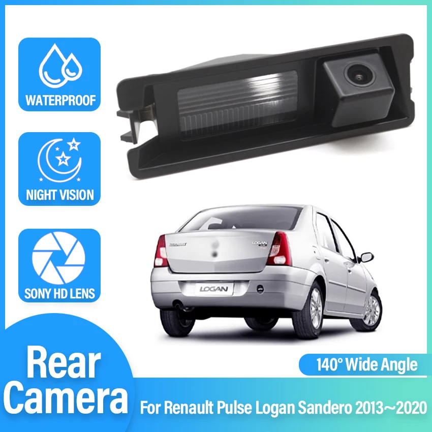 

Car Rear View Reverse Park Camera HD CCD Waterproof For Renault Pulse Logan Sandero 2013 2014 2015 2016 2017 2018 2019 2020