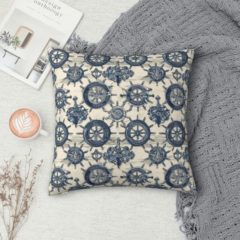 

Абстрактная наволочка с изображением катера и колес, чехол для подушки, комфортная декоративная подушка для дивана, подушки для спальни