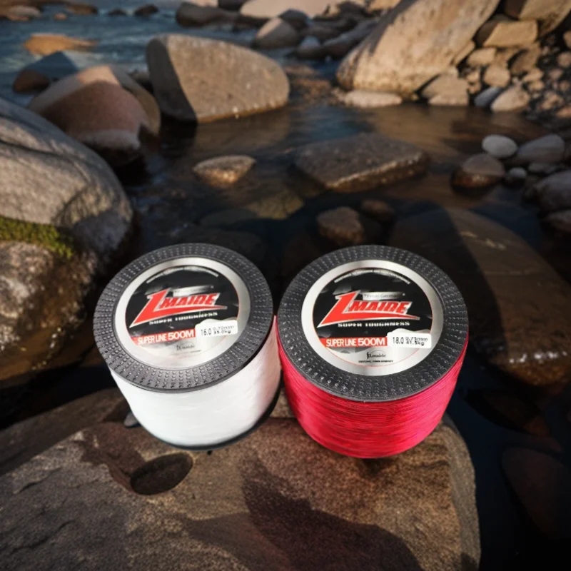 Новая импортная шелковая крупная очень большая нейлоновая леска line500m 0 80-мм для