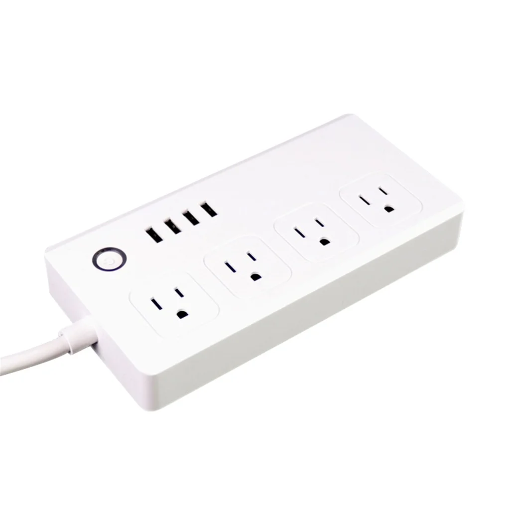 

WiFi Power Strip Smart Wireless Power Outlet Phone Remote Control Socket Flame-retardant Outlet US Plug