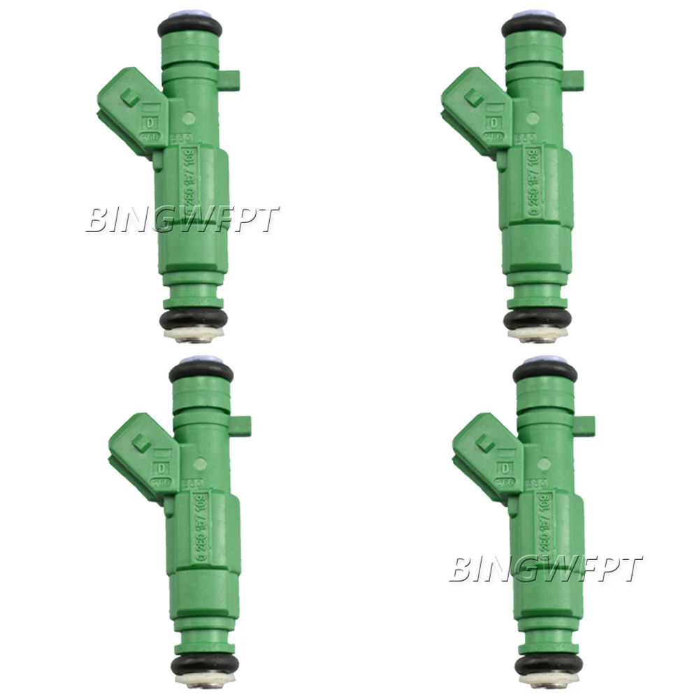 

4pcs/lot fuel injector nozzle 0280157109 030906031AJ for Kombi 1.4 8v 2009 Flex For Volkswagen