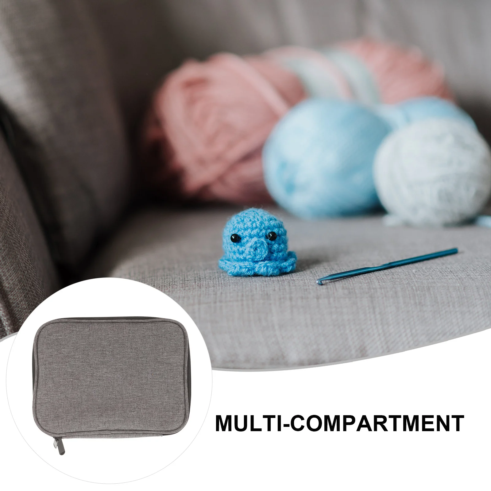 Карманный органайзер дорожная сумка для свитера иглы переноски вязания крючком