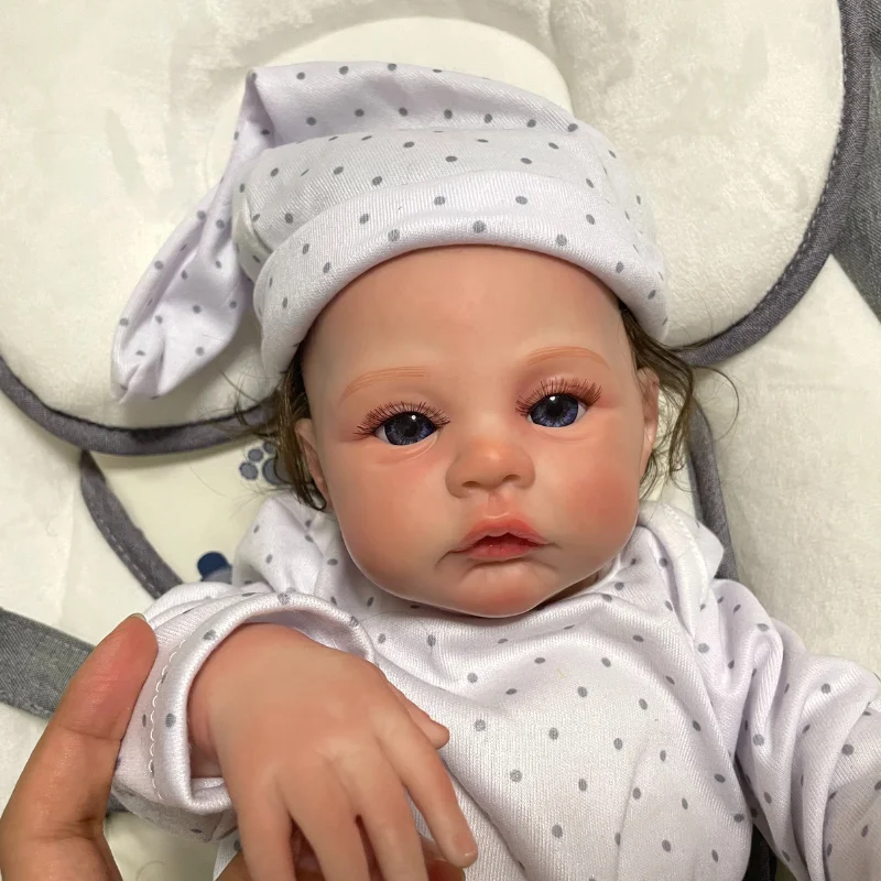3D картина готова Bebe Reborn Doll Meadow 43 см ручной работы с укоренившимися волосами