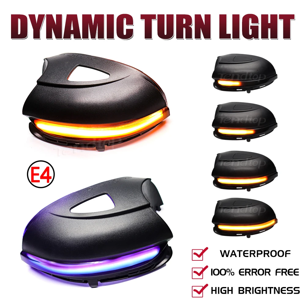 

Для VW Golf MK6 Golf G-TI 6 R20 2008-2012 Touran 2011 2012 2013 2014 2015 динамичессветильник Светодиодный индикатор для зеркала заднего вида