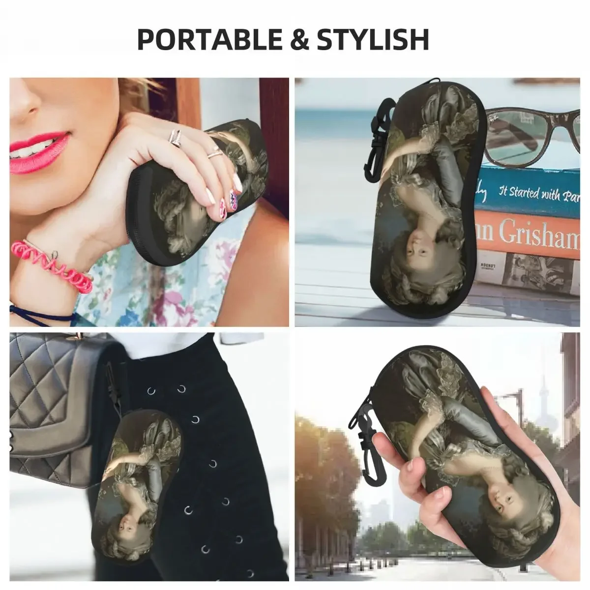 Женская/мужская сумка для солнцезащитных очков с карманом