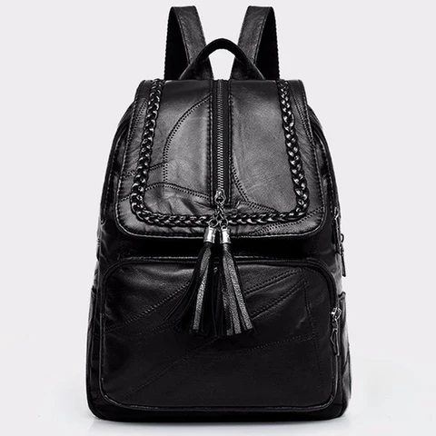 Женский рюкзак, школьная сумка, классическая черная Водонепроницаемая дорожная сумка через плечо, многофункциональный рюкзак, женский рюкзак