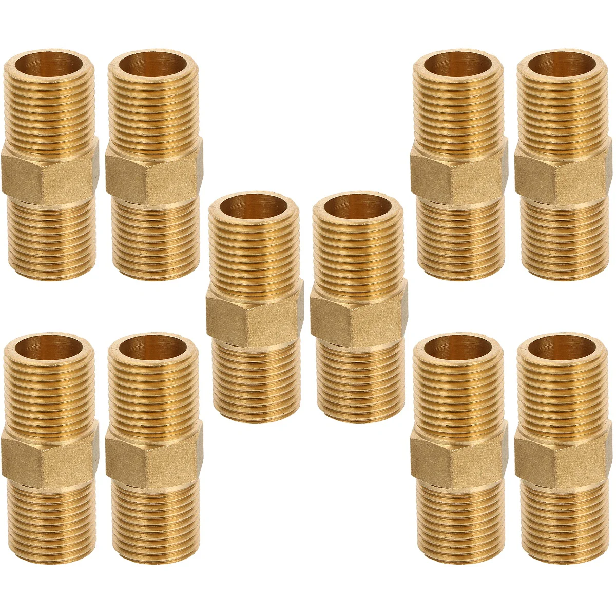 

10 pcs Hose Connector 1/2 Inch NPT Connector Male Pipe Fitting