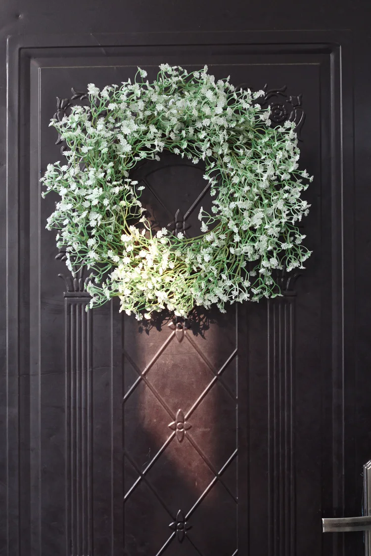 

Easter Refinement Simulation Gypsophila Wreath Ornament Festival Party Home Living Room Door Window Layout Pendant Decorations