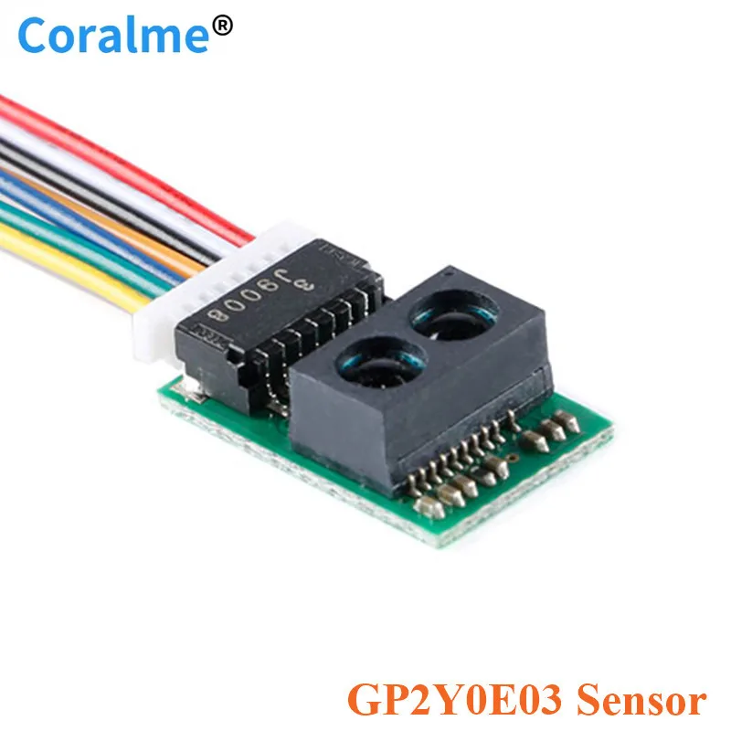 

Инфракрасный датчик дальности GP2Y0E03, модуль 4-50 см, высокоточный I2C IIC выход для Arduino