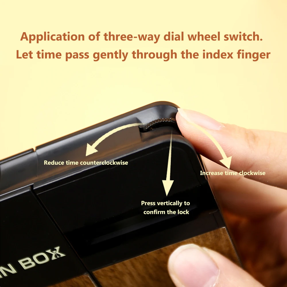 Keepin Box Universal Mobile Phone Timing Lock Box Self-Discipline Trick Mobile Phone Timing Case Restrict Phone Addicted Student