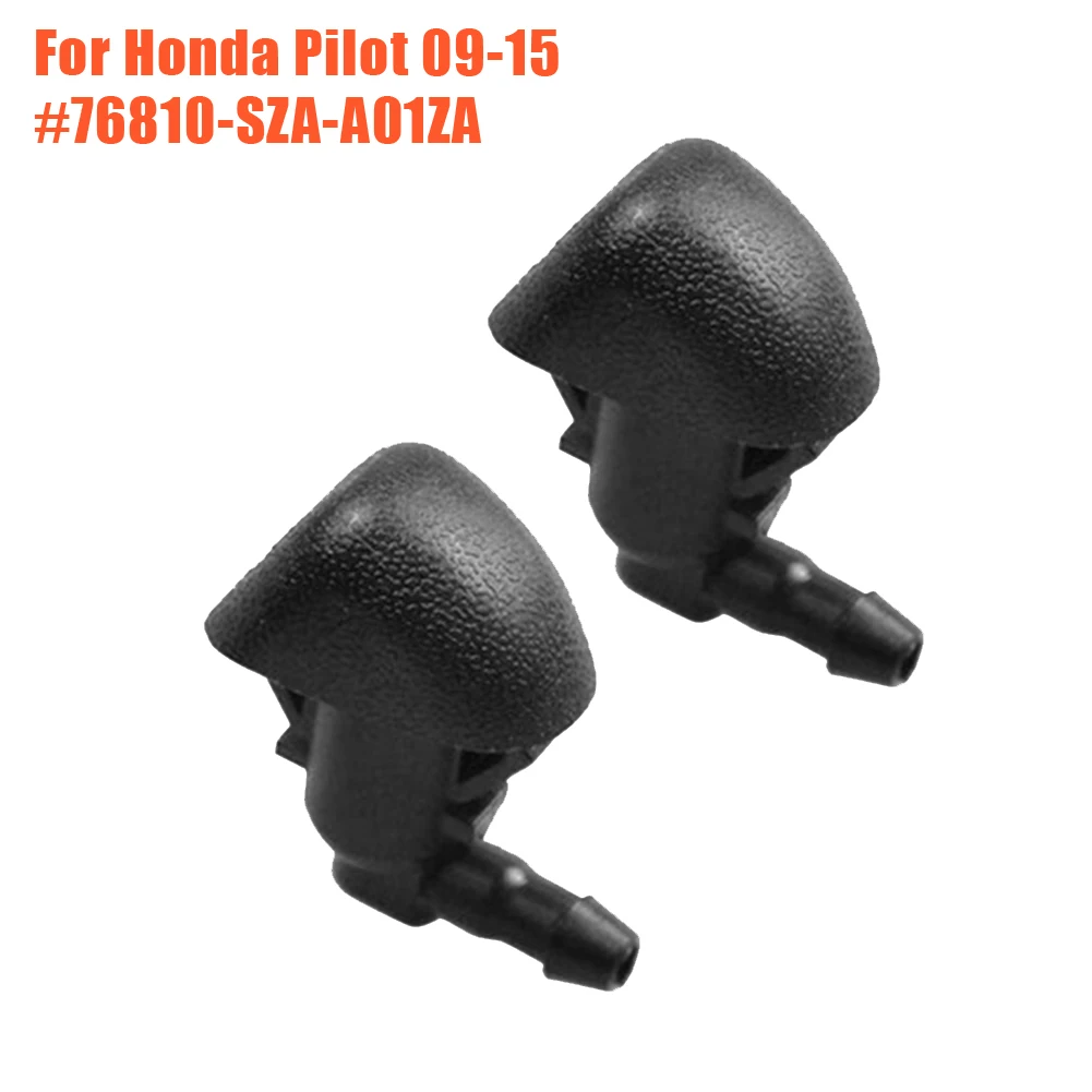 

2pcs Car Front Windshield Washer Nozzles Jet Sprayer For Honda Pilot 09-15 76810-SZA-A01ZA Washer Jet Nozzle Replacement