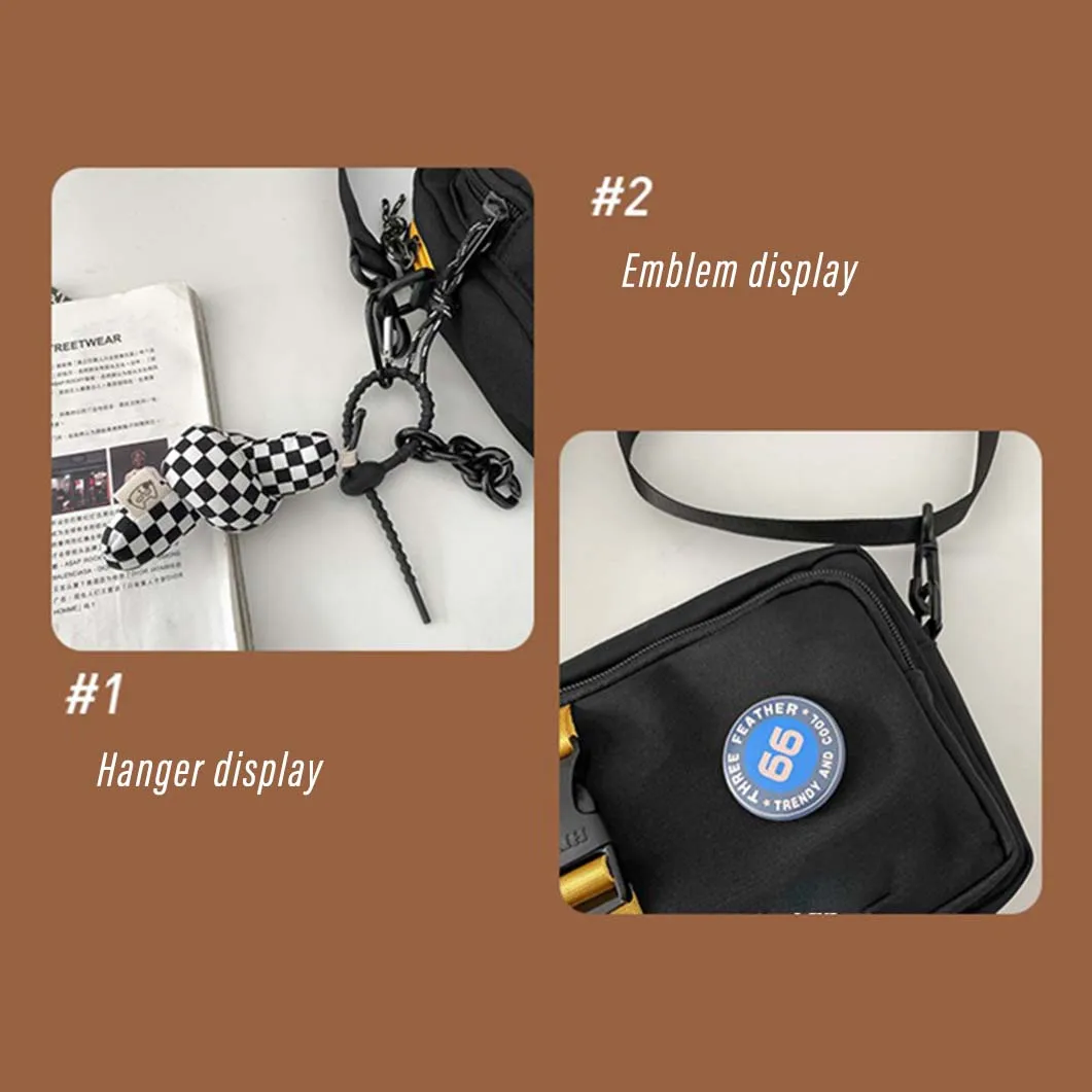 Zippered Cross-body Bag Mini Diagonal Multi-function Mobile Phone Bag Outdoor For Girl Daily Essential