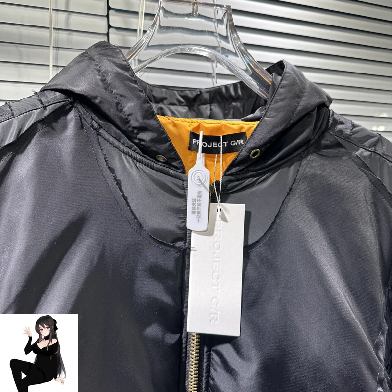 Проектируемые хлопковые куртки на молнии с рукавами и карманами дизайнерское