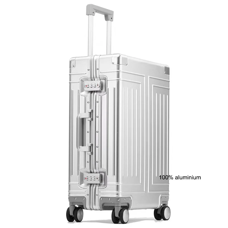 

Carrylove 20"24"26"29" Inch Aluminum Trolley Suitcase Waterproof Metallic Cabin Luggage Trolly Bag With Whee