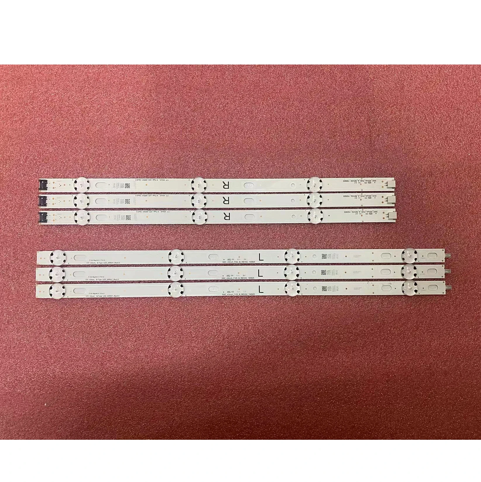 

LED backlight strip(6) for LG 43UJ639V 43UJ675V 43UJ634V 43LJ624V 43LJ634V 43UJ701V 43UJ6309 43UJ6307 43UJ670V 43UJ6350 43UJ6500