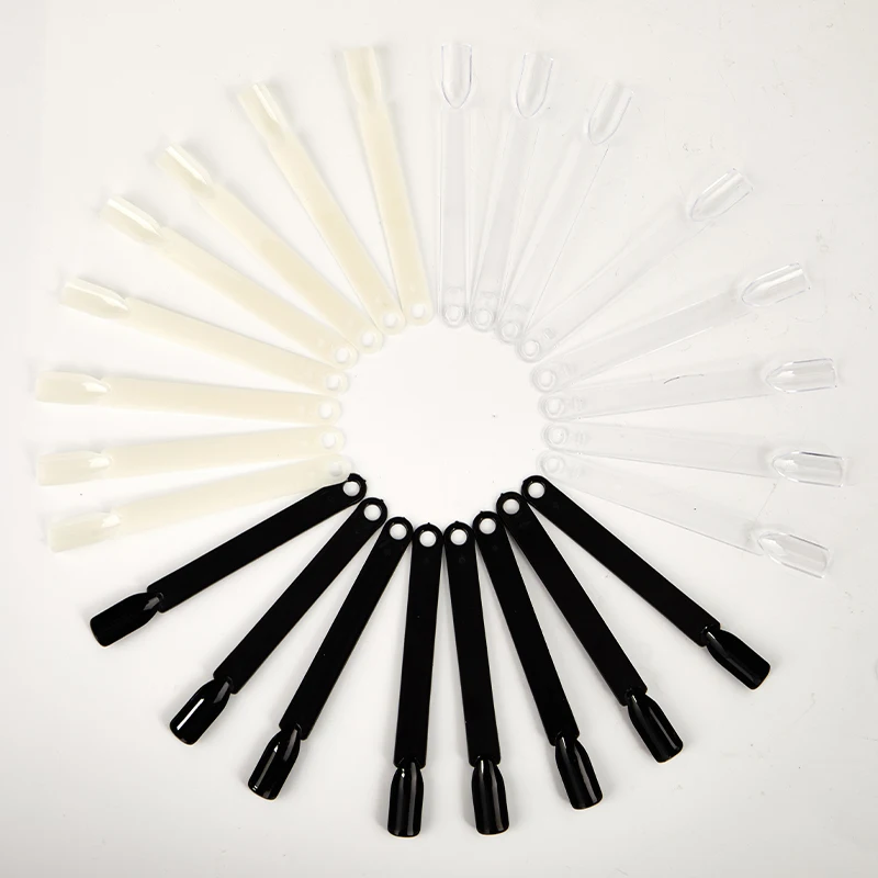 

50Pcs Nail Art Color Chart Template False Nails Tip Swatch Accessories Tool nail art tools fake nail display equipment