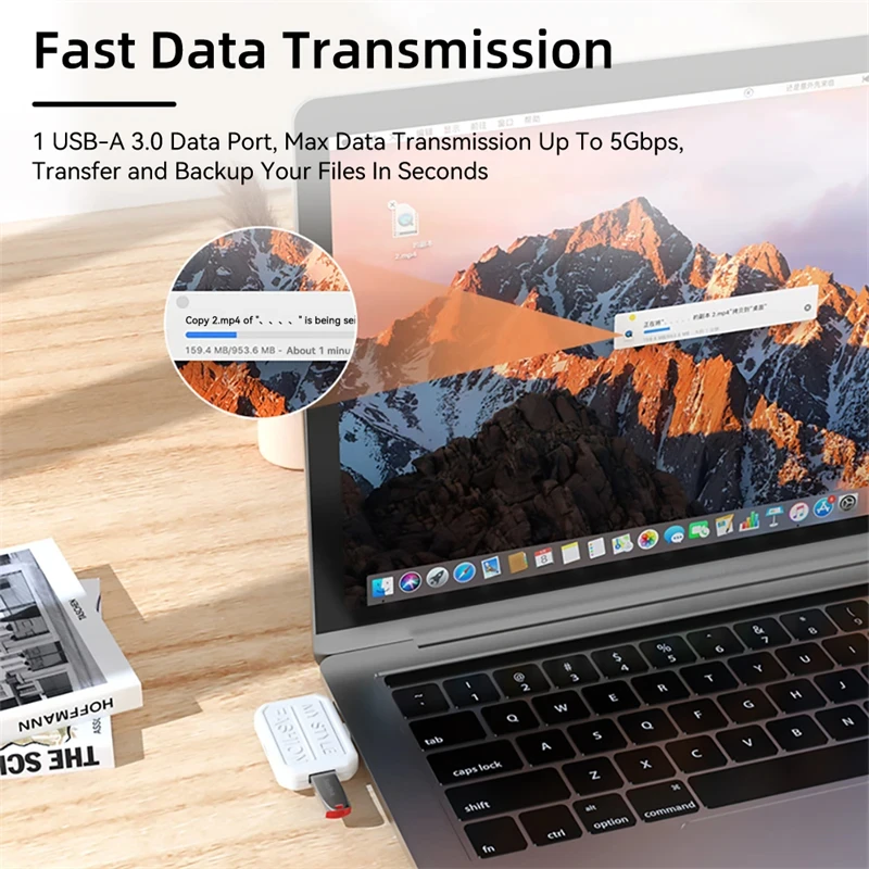 USB-концентратор 3 в 1 с портом Type-C и поддержкой OTG HDMI