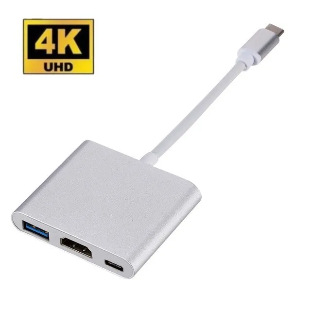 

Usb3.1 Type-c To Hd Multimedia Converter 10 Gbps Hd Adapter Cable Data Transfer Hdmi-compatible Computer Accessories For Macbook
