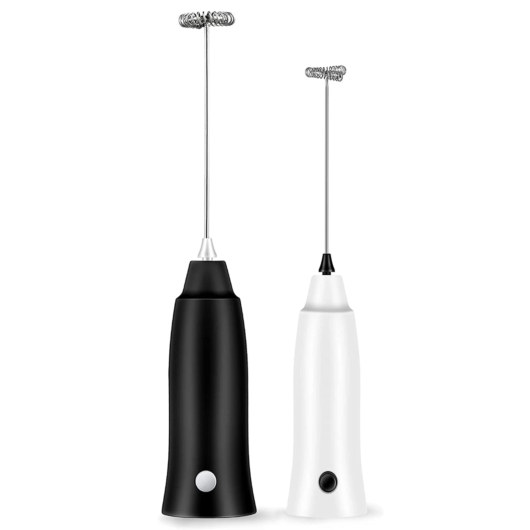 

Electric Milk Frother Handheld Foam Maker Coffee Mixer with Stainless Steel Whisk Hand Foamer Blender