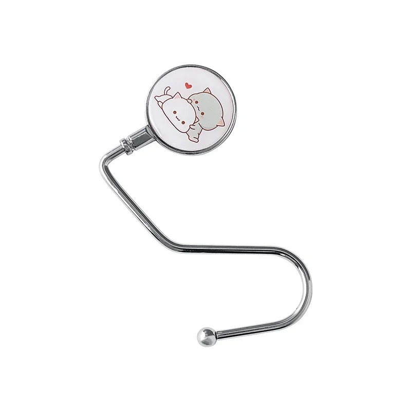 Большой мультяшный узор нагрузка стол боковой крючок металлический портативный