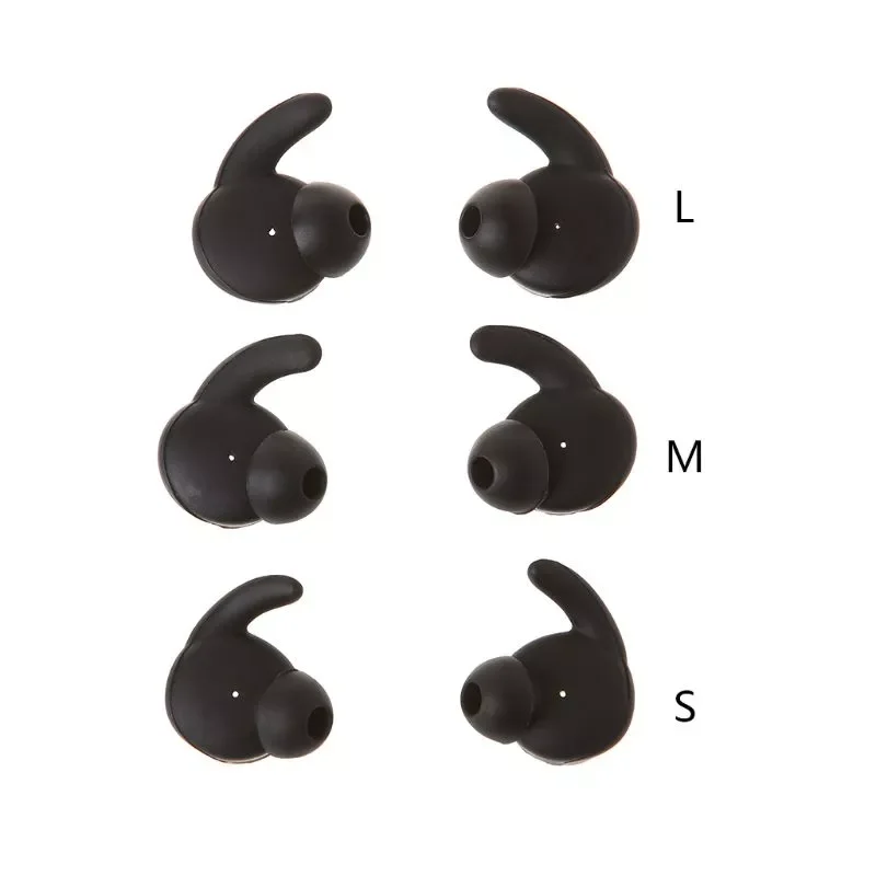 

3Pairs S/M/L Silicone Earbuds Tips Ear Hook Earphone Case In Ear Soft Silicone Cover for Huawei Sport Bluetooth Headset AM61