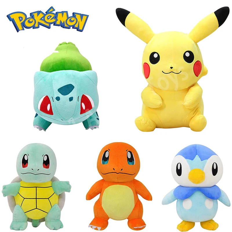 

TAKARA TOMY Pokemon Pikachu Plush Doll Anime Collection Toy Adorable Naughty Design Great Birthday Christmas Gift for Kids