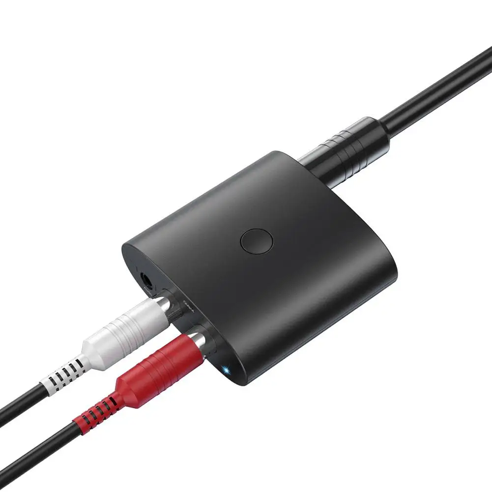 

Bluetooth 5,1 2-в-1 беспроводной аудио адаптер приемник передатчика 3,5 мм Aux музыкальный приемник оптическая зеркальность