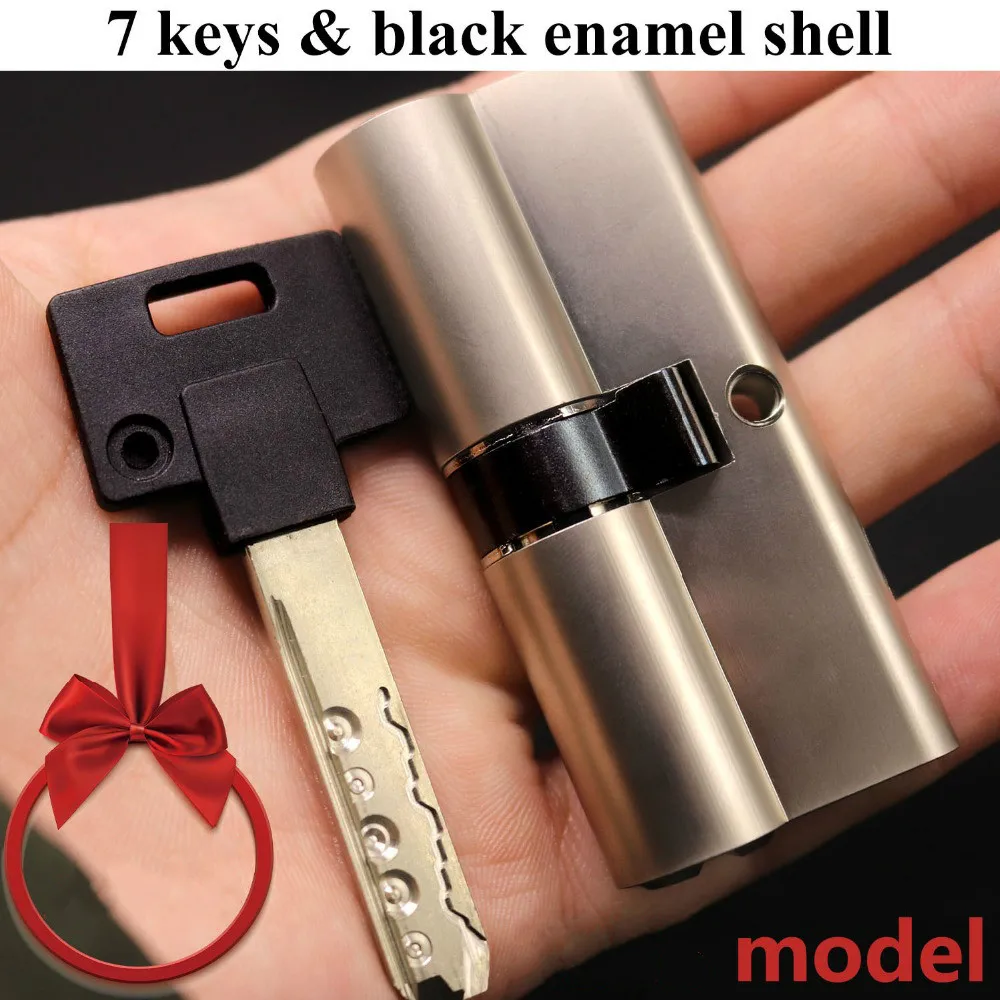 

70MM 35mm and 35mm European Style Security Anti-theft Brass Cylinder Super C grade Gate Lock Core Entrance Door Lock Cylinder