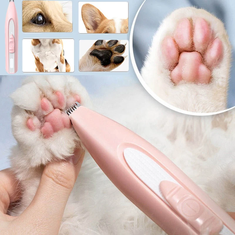 

Mini Pet Hair Clipper Rechargeable Low Noise Hair Grooming Kit for Paw, Eyes, Ears, Face, Rump Cleaning Supplies Pet Accessories