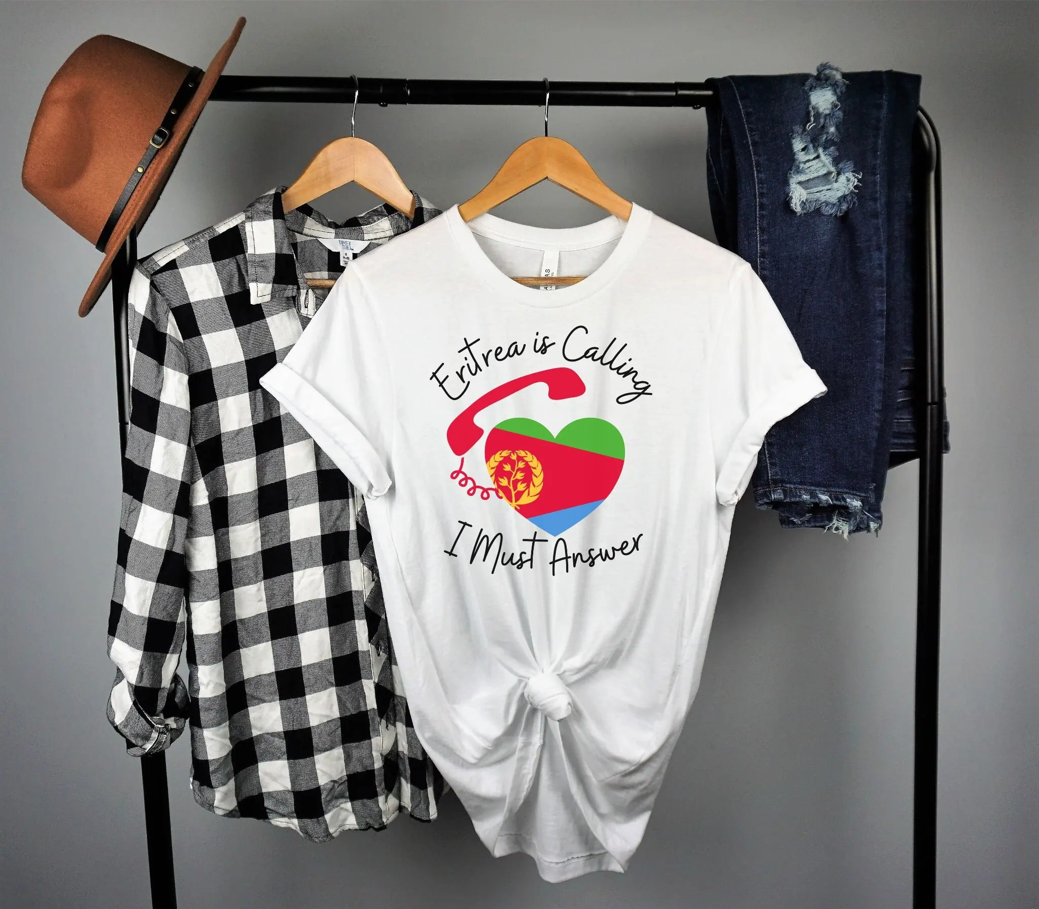 Футболка Эритрея вызывает меня должен ответь подарки для праздника люди