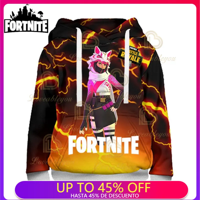 

Battle Royale 2022 NEW DESIGN Fortnite Victory Hoodie Sweatshirt Kids Tops Girls Boys Clothes Harajuku Child's Hero